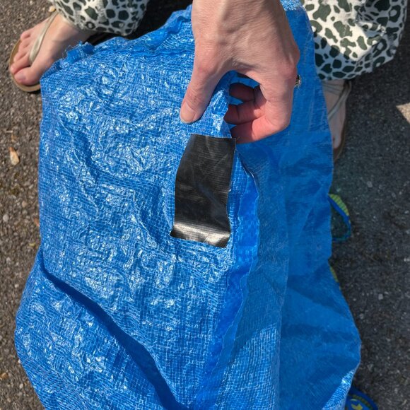 4 IKEA DIMPA Storage Bag Clear Zippered Extra Large Frakta Bedding Comforter - Picture 10 of 11